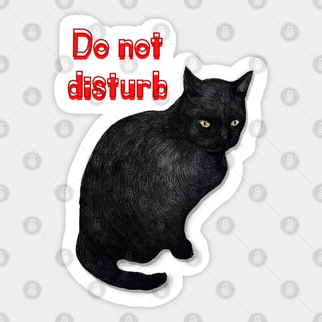 Do not disturb Sticker by TrendsCollection